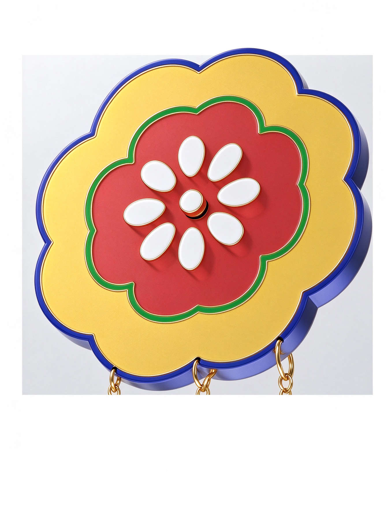 锦蜀于你蜀锦八答晕纹样彩色饰品设计